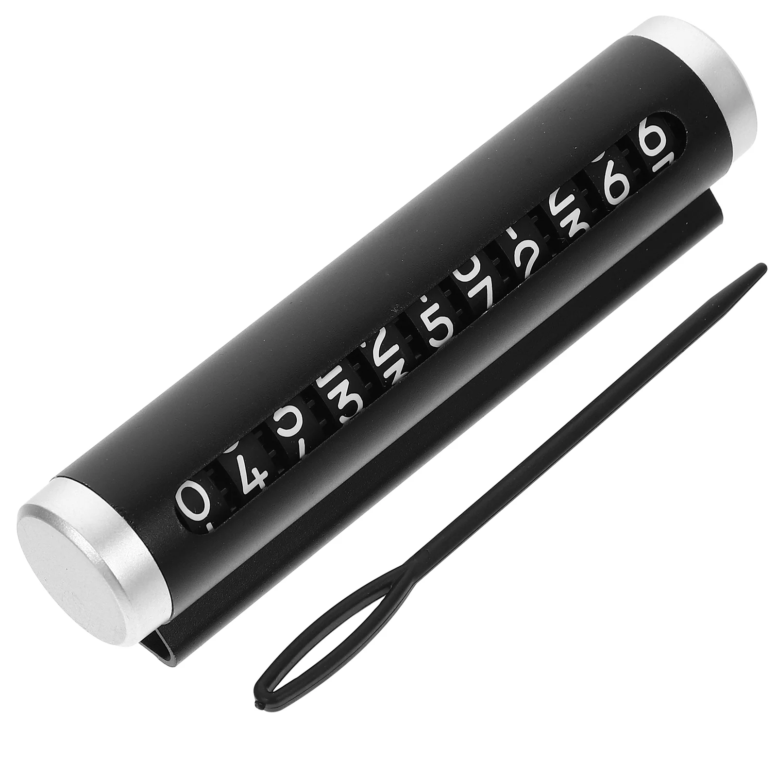 

Car Interior Accessories Number Plate Parking Aluminum Alloy Phone Card Temporary Auto