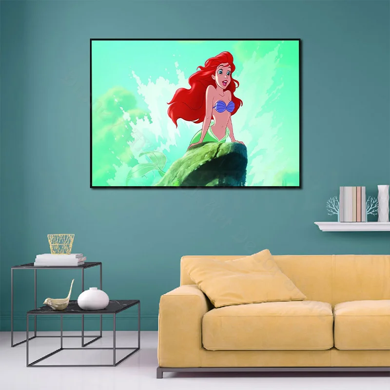 Алмазная мозаика из мультфильма русалка |