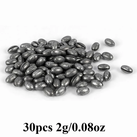 Свинцовые грузила для рыбалки 30 шт