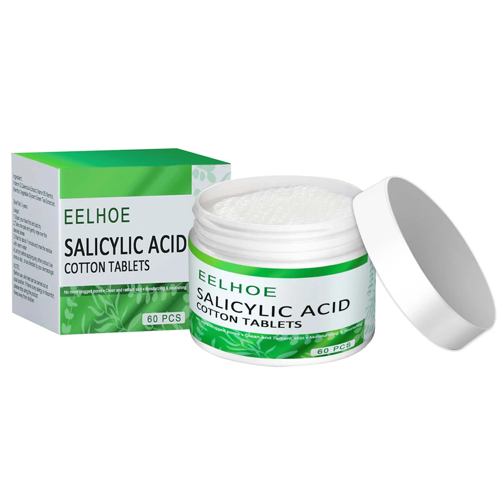 

Salicylic Acids Cotton Pads High Concentration Strong Power Peeling Strawberry Nose Papule Inflammatory Deep Inflammation