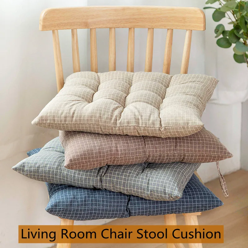 

Student Classroom Cushions Living Room Chair Stool Cushion Four Seasons Breathable Butt Pads Office Back Cushion Home Decor