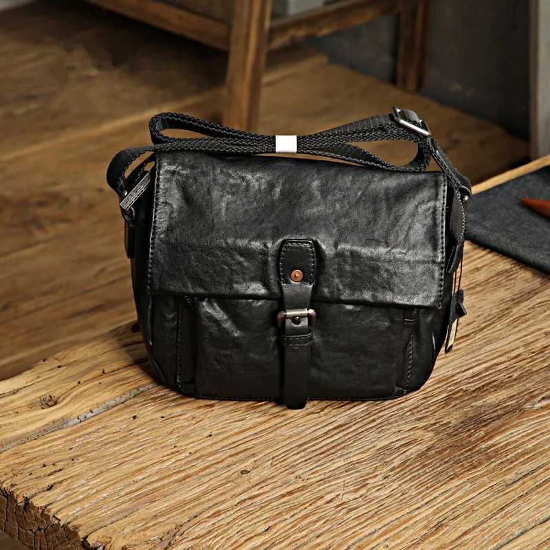 

Simple leisure luxury designer men's real cowhide shoulder bag daily outdoor high quality genuine leather crossbody bag for teen