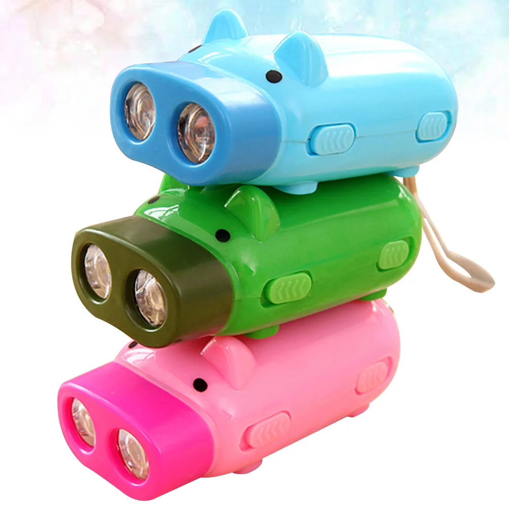 

Фонарики, Детские фонарики, маленький ручной портативный мини-фонарик для вечерние, мультяшный походный Электрический экстренный прием