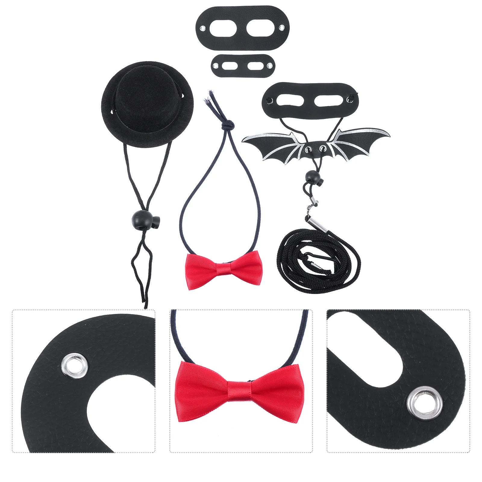 

1 Set Valentine's Day Adorable Creative Reptile Lizards Leash Small Animals Outfit Suit