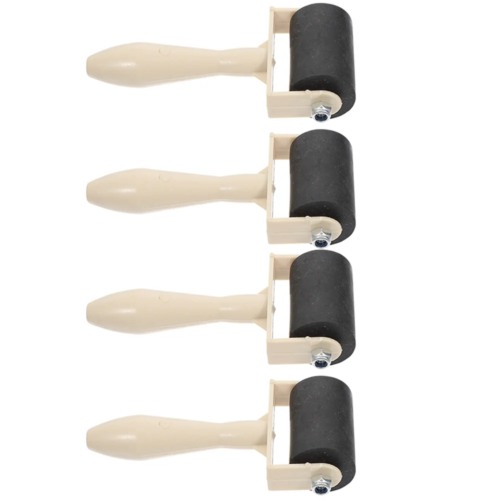 

4 Pcs Kids Tools Rubber Roller Printmaking Supplies Roller Crafting Printmaking Roller Painting Supplies Printing Ink Roller