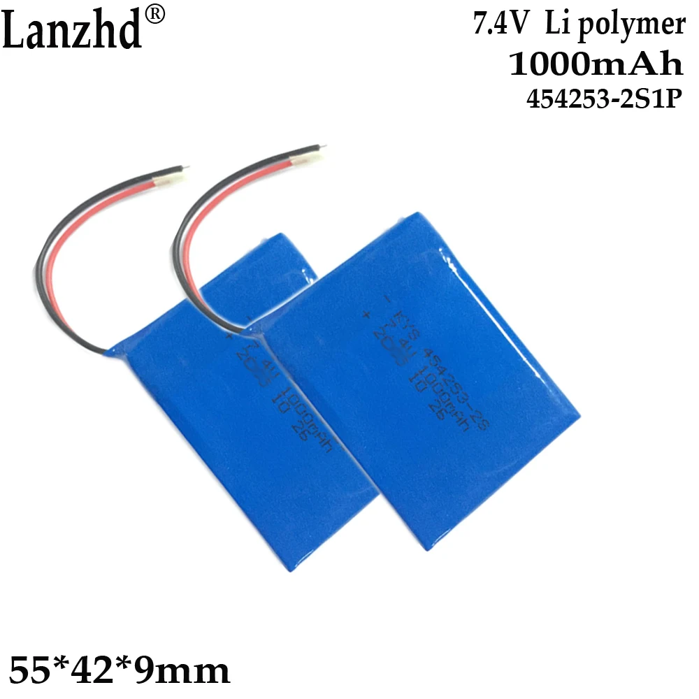 Литий-полимерный аккумулятор Lanzhd 454253-2S 1000 мАч 7 4 В