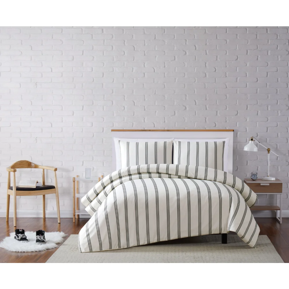 

Housse De Couette Millennial Stripe Full/Queen 3-Piece Duvet Cover Set