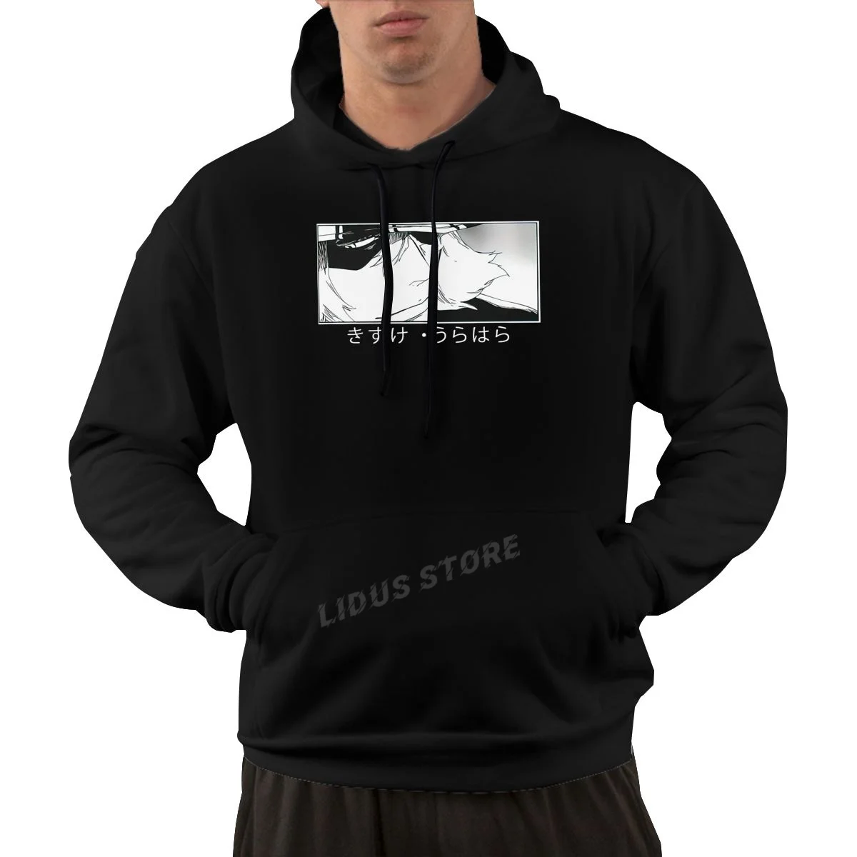 

2022 Fashion Leisure BLEACH Manga Kisuke Shini Gami Vintage Hoodie Sweatshirt Harajuku Streetwear 100% Cotton Men's Graphics