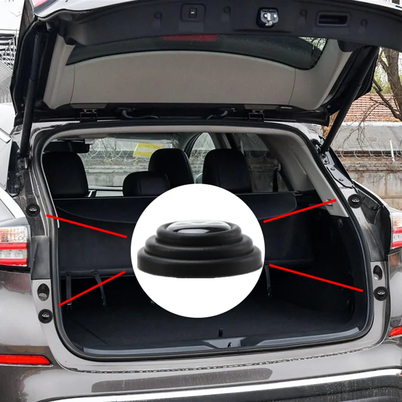 4 шт. амортизирующая прокладка для автомобильной двери буферные наклейки подушка