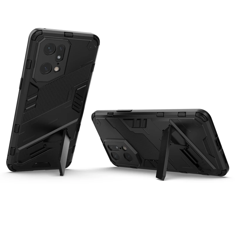 Phone Holder Case For Oppo Find X5 Pro Case Bumper Armor PC Full Cover For Oppo Find X5 Pro Case For Oppo Find X5 FindX5 X3 Pro