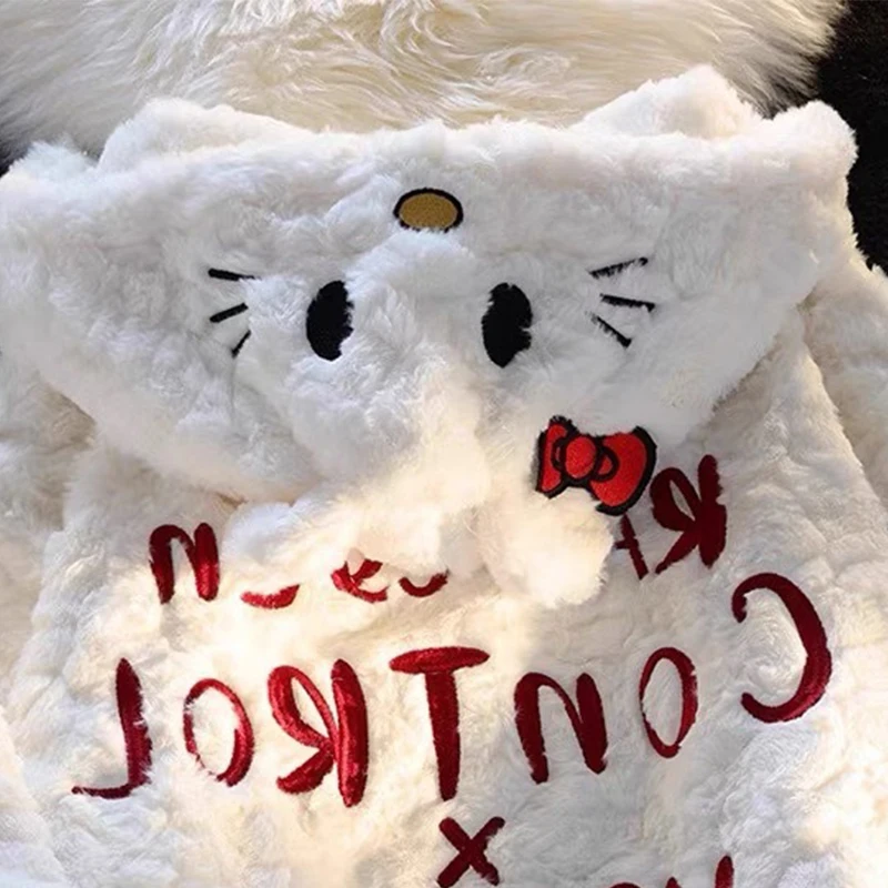 Хлопковое пальто с мехом ягненка милое женское зимнее новая свободная и плюшевая