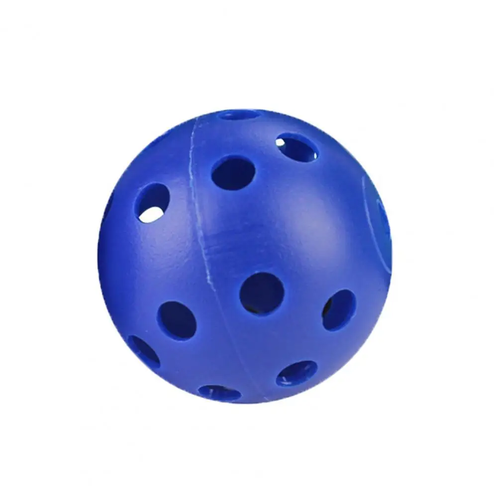 

Training Aids Elastic PE 10Pcs Perforated Golf Safety Golf Balls PU Ball Outdoor Exercise Accessories Have Hole for Lover