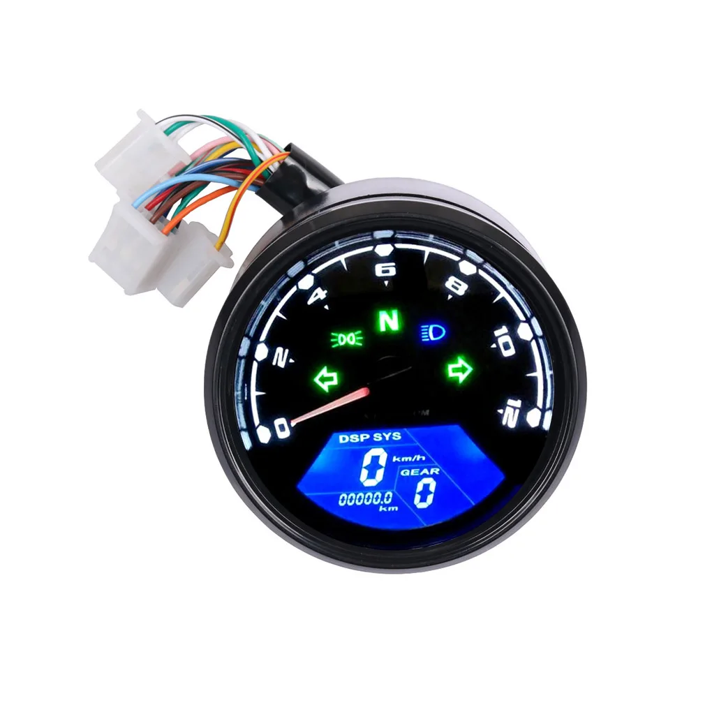 Тахометр 12000rpm ЯЖК цифровой спидометр