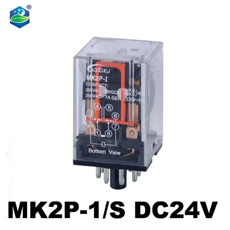 MK2P-1/S 2P электрическое реле dpdt реле 24vdc