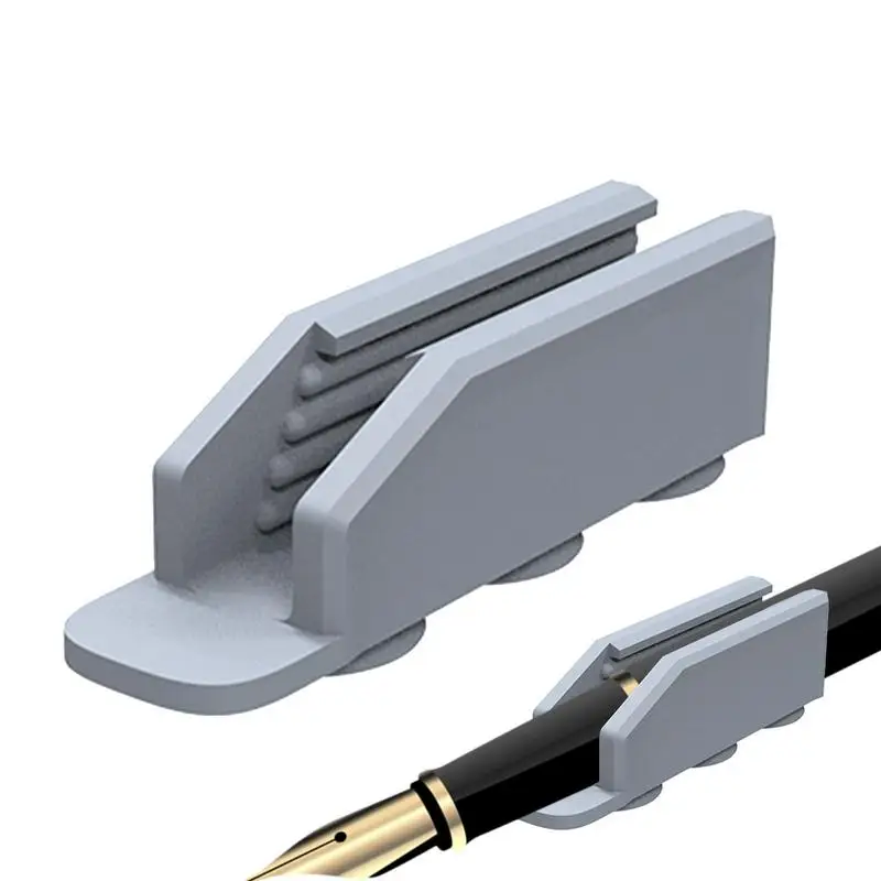 

Pen Holder Adhesive For Desk Securely Holds Pens Silicone Pen Holder Writing Instrument Holder Office Desk Accessories