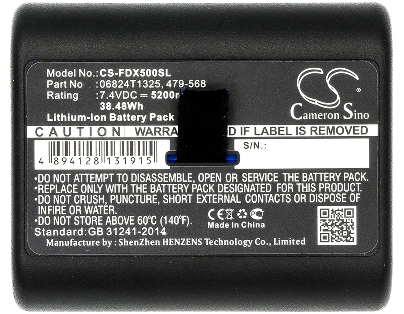 

Cameron Sino 5200mA Battery for NetScout OneTouch AT Network Assistant,OneTouch AT platform