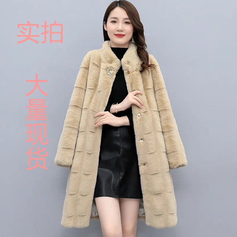 

Women real mink coats female mink fur coat genuine long fur coat ladies winter clothes oversize 6xl 5xl 7xl natura fur coats
