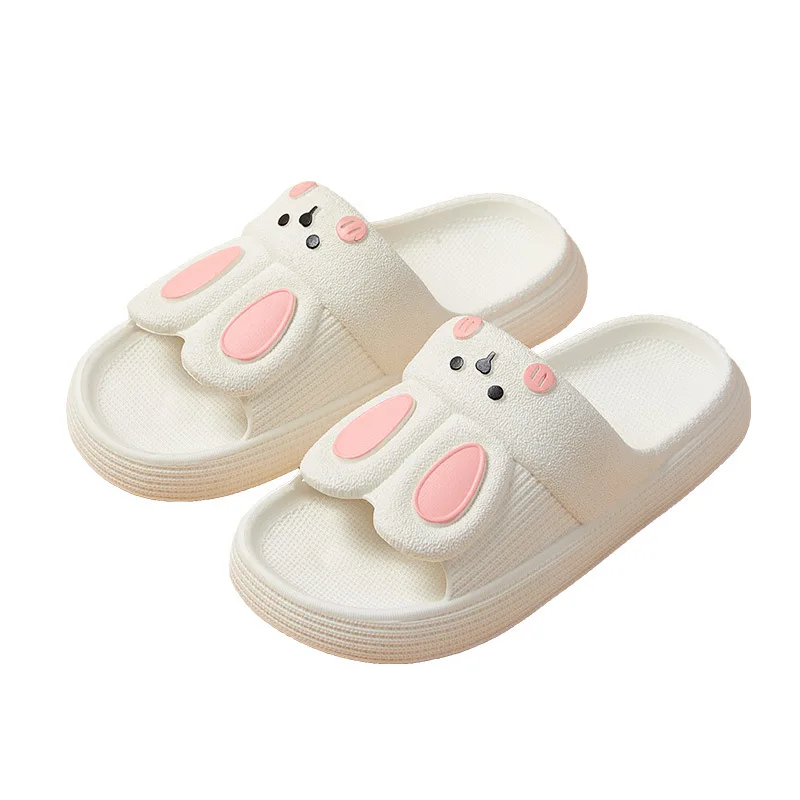 

Fashion Luxury Designer Shoe Summer Women Outdoors Cartoon Slides EVA Cute Rabbit Thick Platform Slippers For Lady Beach Slipper