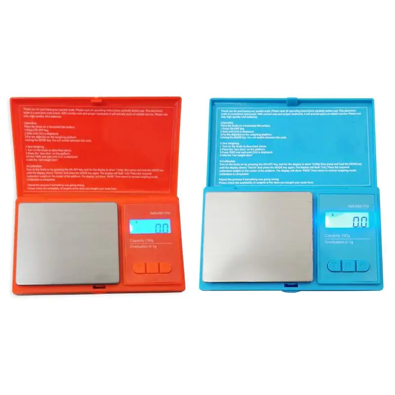 

Kitchen Mini Electronic Scale Weight Scale Pocket Digital Scale For Gold Silver Jewelry Balance Weight Scales Color Random