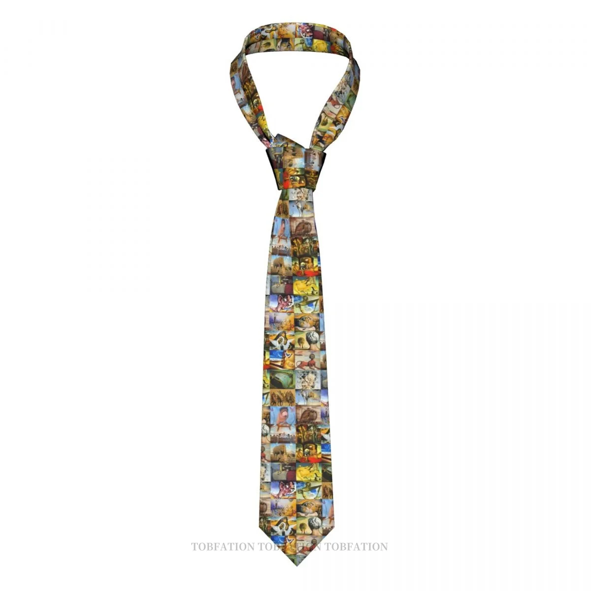 Женские узкие галстуки с принтом Сальвадора Дали