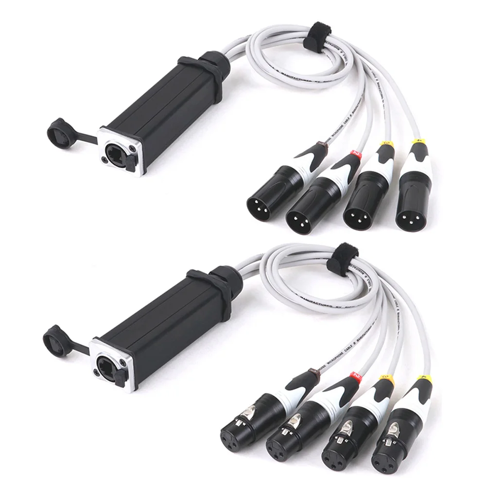 4-канальный 3-контактный аудиосетевой XLR-кабель для сценического звукового