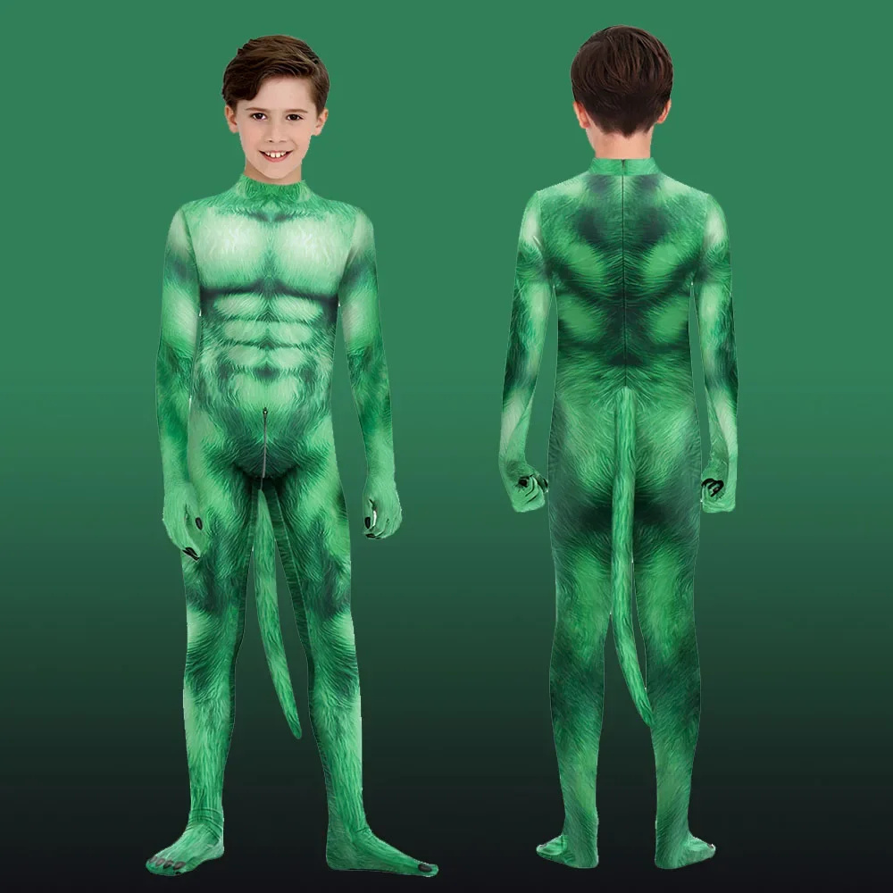 Костюм для косплея Zawaland детский на Хэллоуин смешной костюм с 3D-принтом в виде