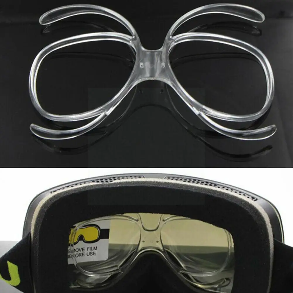 

Prescription Ski Goggles Rx Insert Optical Adaptor Flexible Bendable Frame Size Snowboard Goggle Motorcycle Inner B2a1