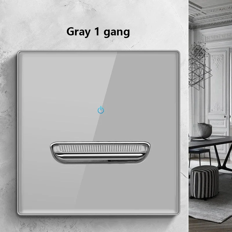 

Европейский выключатель света из акрила 1-4 группы