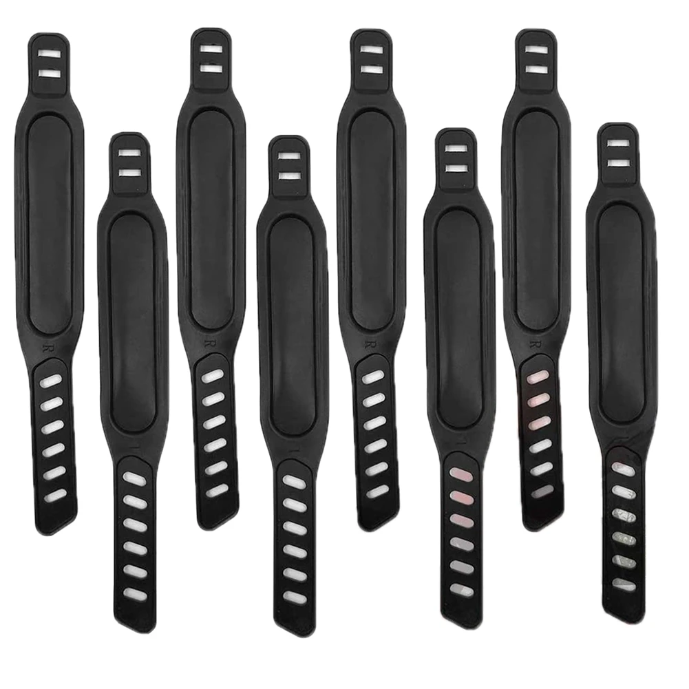 

8PCS Exercise Bike Pedal Straps Adjustable Pedal Straps Foot Pedal Straps for Spinning Exercise Bike Home or Gym