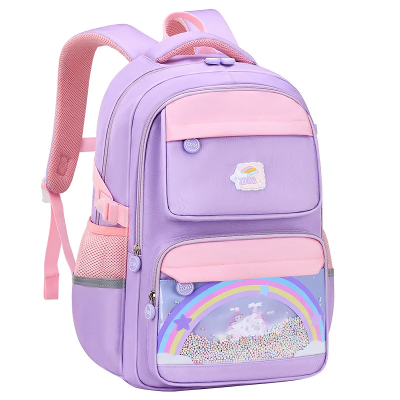 

Милые школьные ранцы для девочек, женская сумка для книг, детская школьная сумка принцессы, 2 шт.