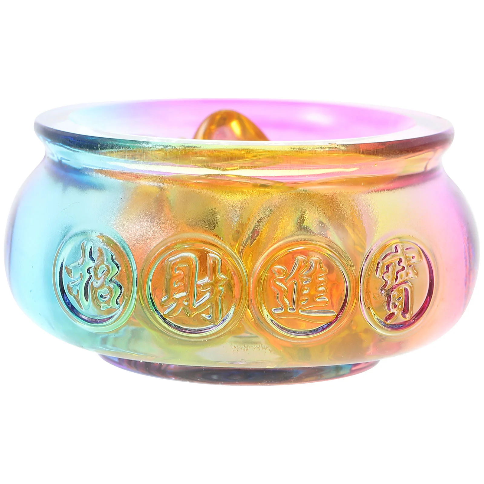 

Decor Desktop Ingot Delicate Ingot Decor Wealth Basin Basin for Home Desk Table Office