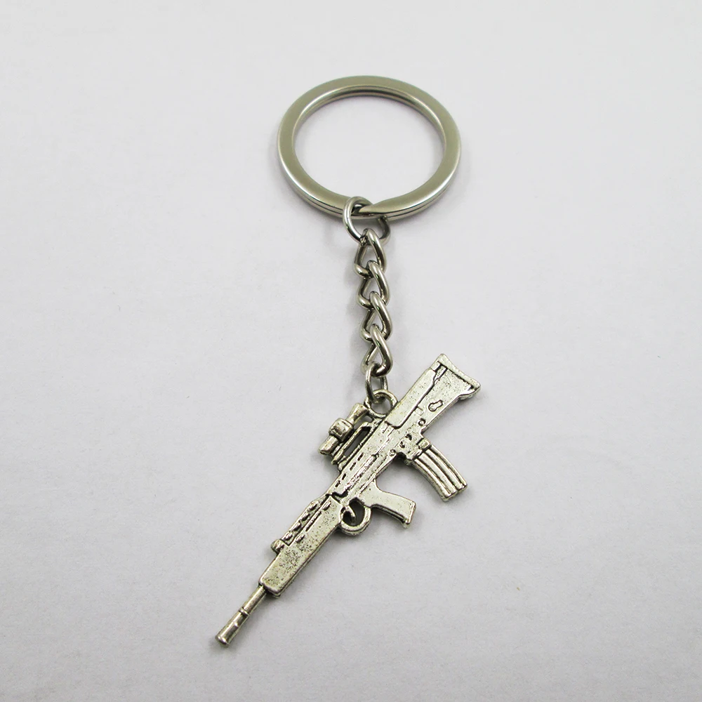 

3 шт./лот античный серебряный подвесной пистолет 45x17 мм Шарм брелок с лучшей оборкой, подарок на день рождения, брелок с подвеской