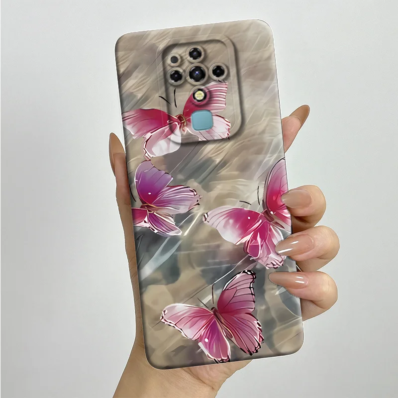 Чехол для телефона Tecno Camon 16 CE7 CE7j CE9h с крутой росписью силиконовый мягкий чехол из