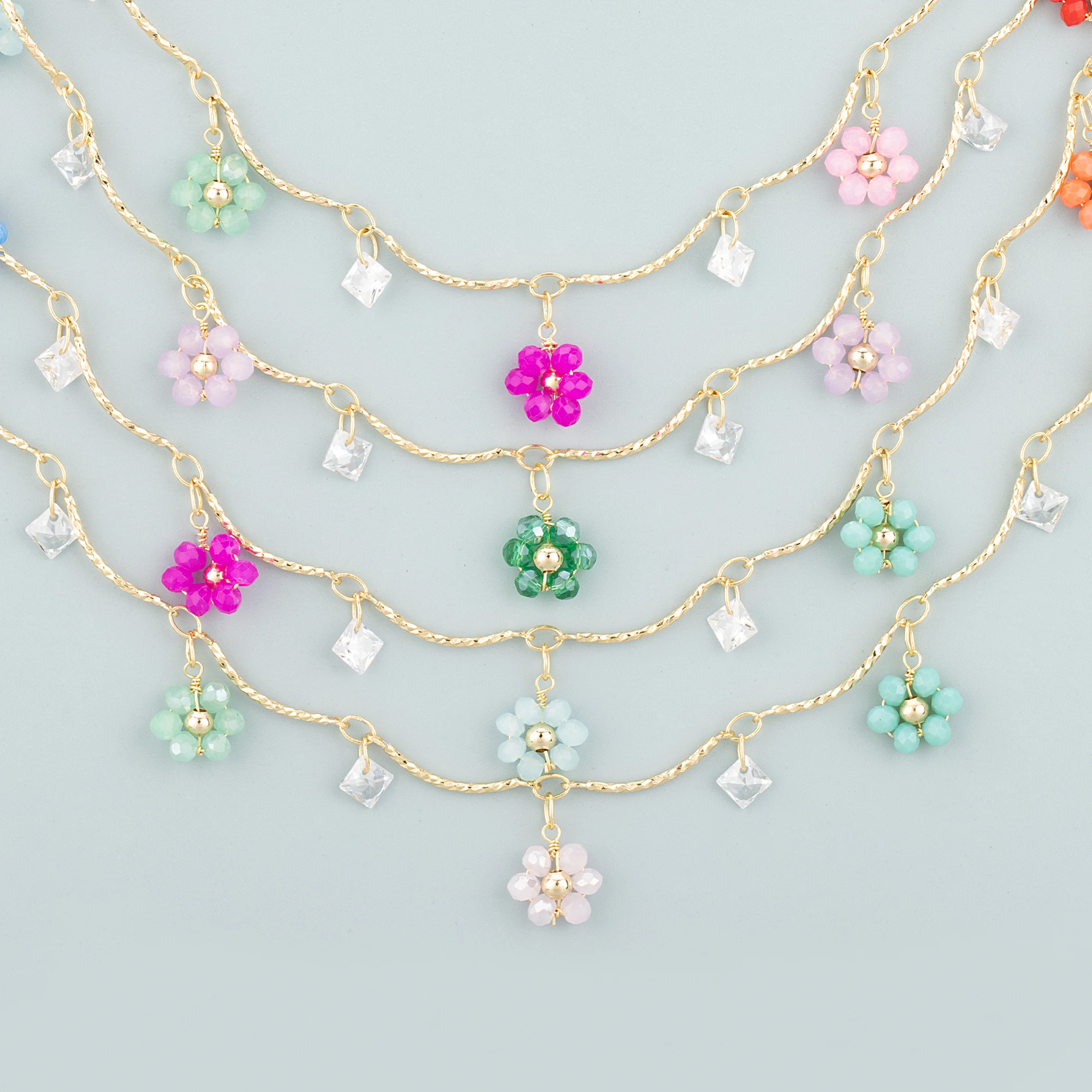 GUFEATHER C387 цепочка 18-каратное золото медь без никеля цирконы ручная работа подвески