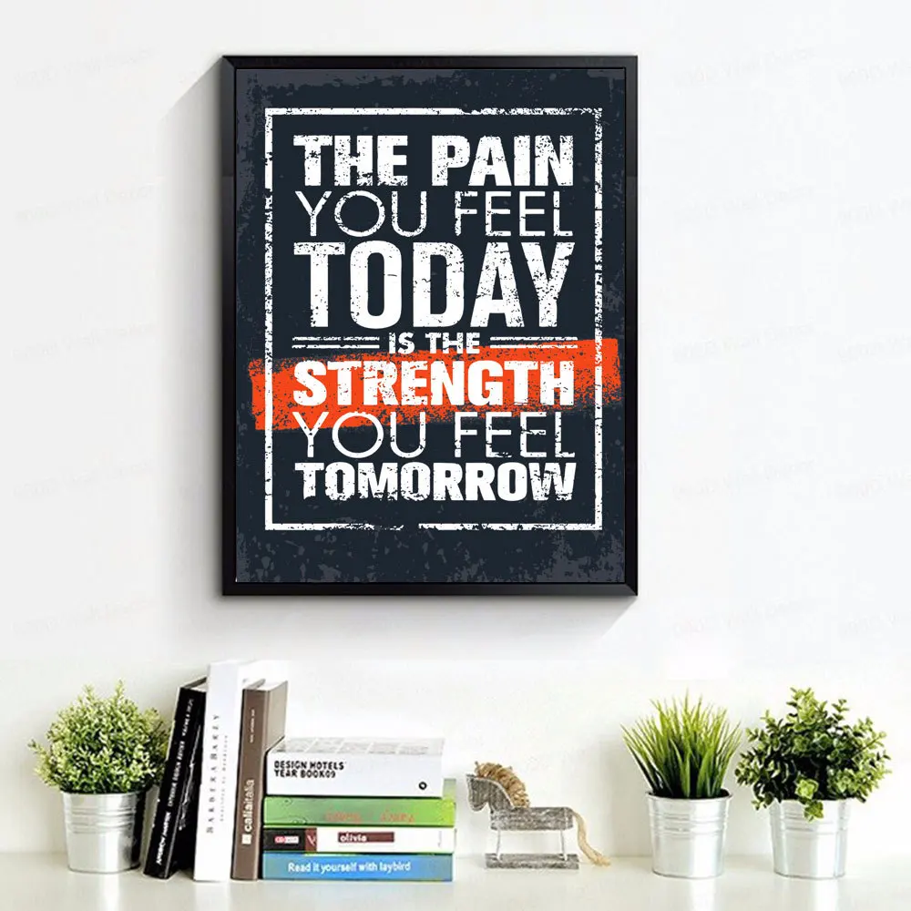 

Inspirational Inspirational Words Canvas Painting Wall Art Poster Print Picture Living Room Home Decor