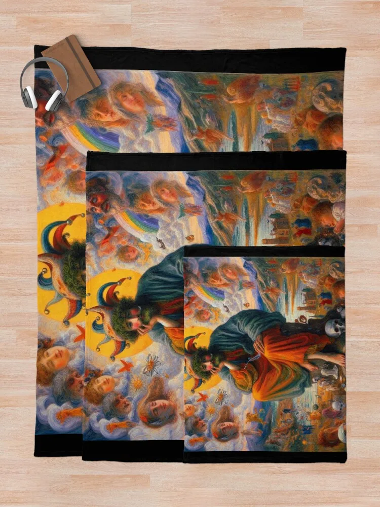 Колода Таро: The Fool Le Mat v10 nu series Плед Одеяло Волосы Кровать Модные теплые одеяла