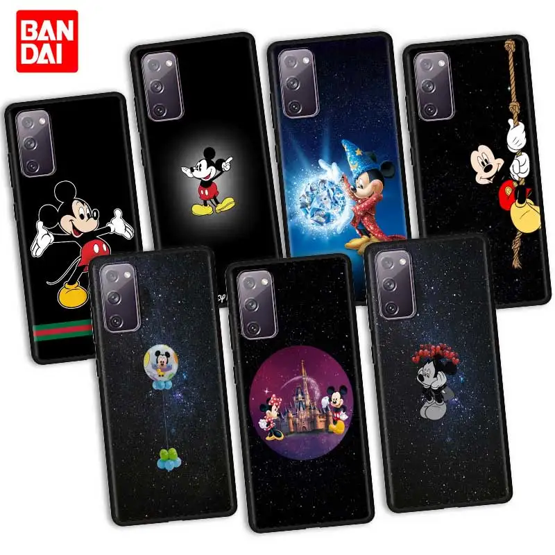 

Cover Case for Samsung Galaxy S20 FE S21 S10 S9 Plus Ultra 5G S20fe S21fe S20ultra Shell Bag Soft Mickey Mouse Minnie Star