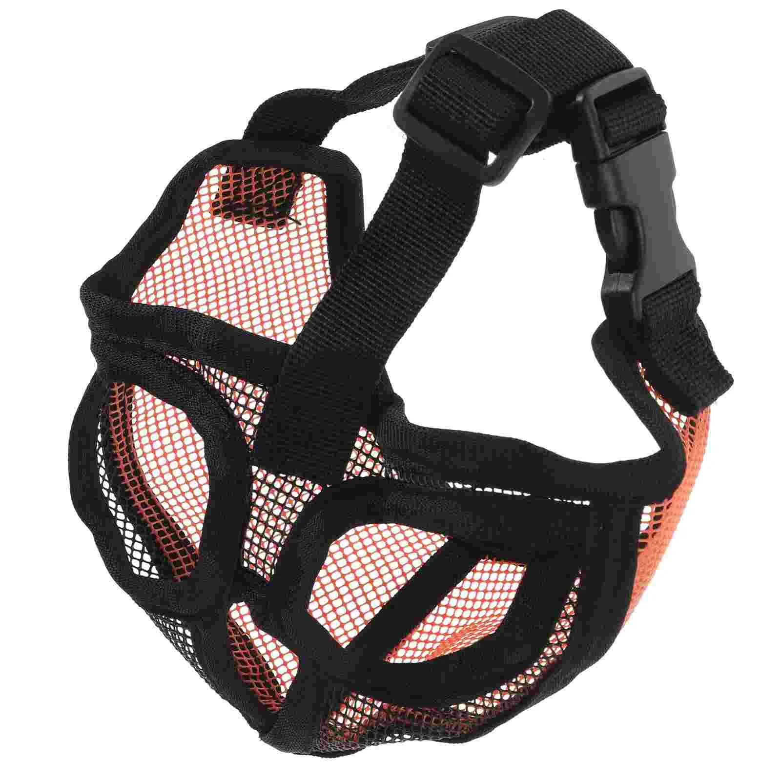 

Muzzle Dog Mask Short Snout Bulldog Mesh Pet Nylon Net Material Anti Bark Anti-bite Cover