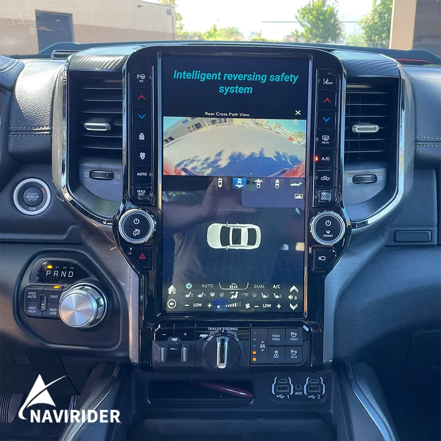 

13.6inch Tesla Screen Radio 2din For Dodge Ram Android 2019-2021 GPS Carplay Car Multimedia Video Player Stereo Navi Head Unit