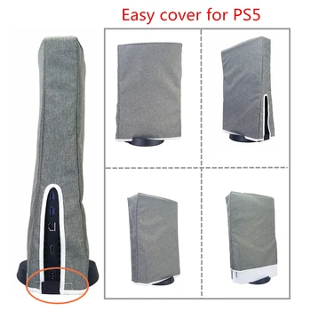 PS5 Dust Cover Oxford Cloth Dust Cover For Playstation 5 Game Console Protective Case Dust Sleeve Removable Protective Cover PS5 5
