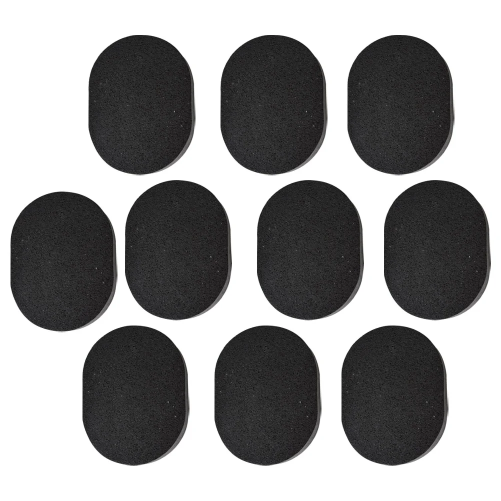 

10pcs Durable Bamboo Charcoal Face Cleaning Puffs Practical Facial Sponges