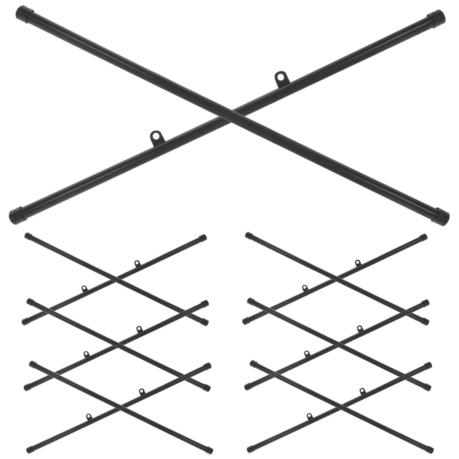 malować wieszaki na ubrania klipsy do plakatów wiszący zwój kołek ścienny czarny pręt okrągły