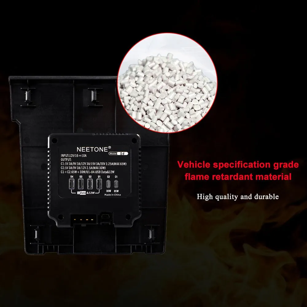 

2022 Fast Charge 65W For Tesla Model 3 Y Center Console Data Board ABS+PC 2021 Auto Interior Accessories Charging Mats Hot Sell