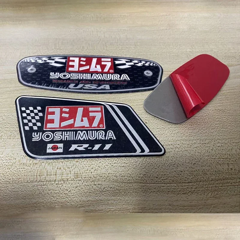10 шт. оптовая продажа Yoshimura украшение выхлопной трубы мотоцикла наклейка