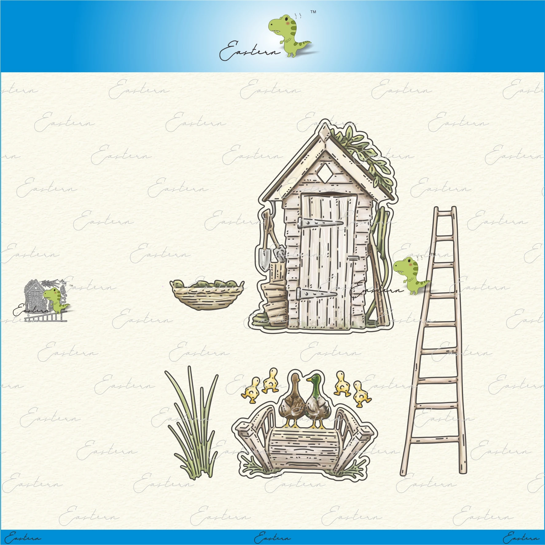 Around The Orchard Chalet metal cutting dies 2022 new diy molds Scrapbooking Paper Making die cuts crafts Printed Sheet |