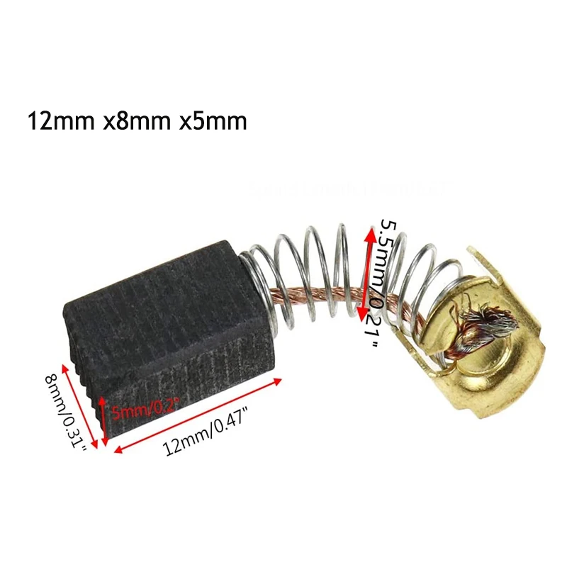 10 шт. графитовые щётки для электродвигателей |