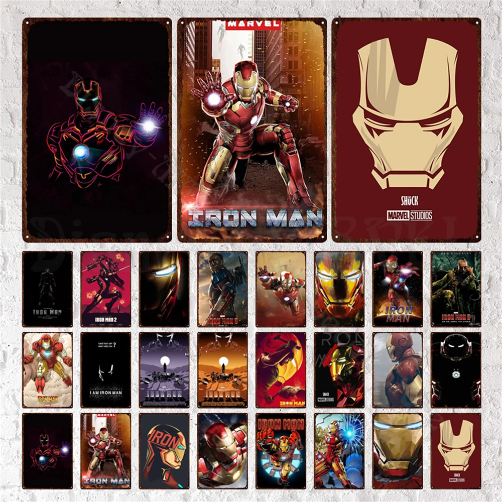 

Настенные наклейки «мстители», «Железный человек»