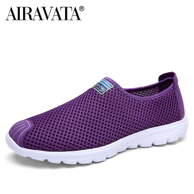 Unisex Mesh Sneakers Breathable Light Weight Slip on Walking Shoes Athletics Sports Mesh Casual Footwear
