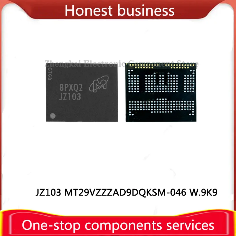 MT29VZZZAD9DQKSM-046 w. 9k9 BGA254 EMCP 128 + 32 JZ103 128G 100% рабочий 100% качество JZ1O3 128 ГБ чиповая память