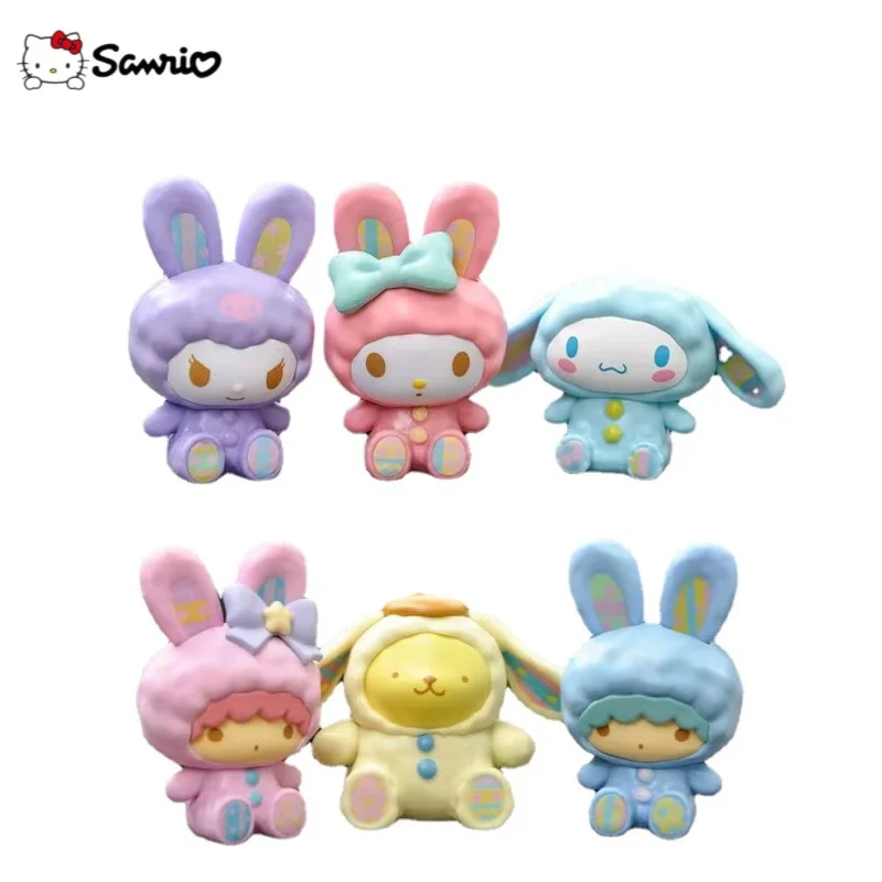 

Sanrio анимация периферийный новый продукт Cinnamoroll Kuromi моя мелодия высокоценный милый мультяшный Декор Ручной Работы Кукла